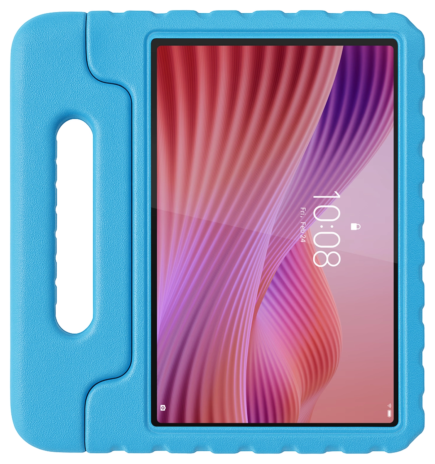 HappyCase Lenovo Tab M10 Gen 4 (2025) Kinder Tablethoes met Handvat Blauw afbeelding 2