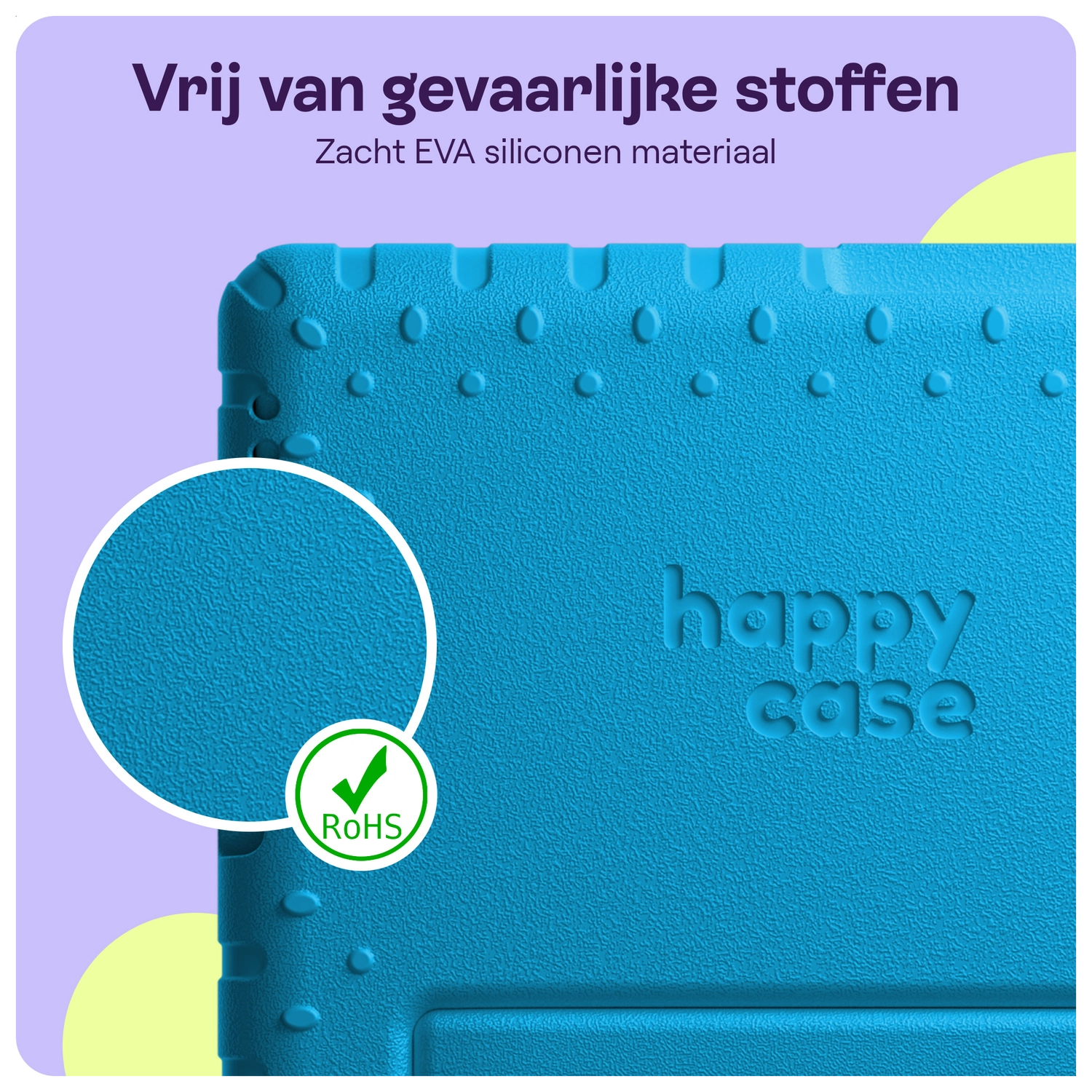 HappyCase Lenovo Tab M10 Gen 4 (2025) Kinder Tablethoes met Handvat Blauw afbeelding 6