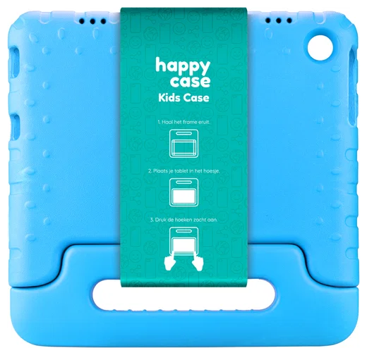 HappyCase Lenovo Tab M10 Gen 4 (2025) Kinder Tablethoes met Handvat Blauw afbeelding 7