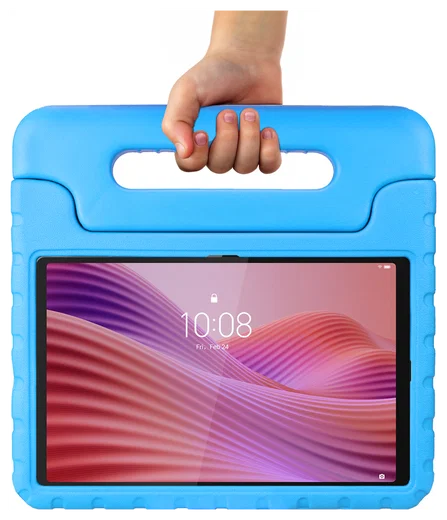 HappyCase Lenovo Tab M10 Gen 4 (2025) Kinder Tablethoes met Handvat Blauw afbeelding 9