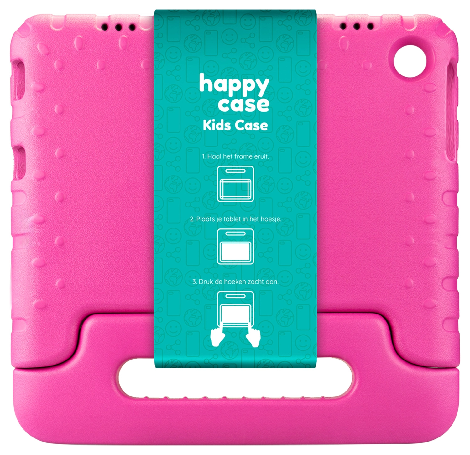 HappyCase Lenovo Tab M10 Gen 4 (2025) Kinder Tablethoes met Handvat Roze afbeelding 12