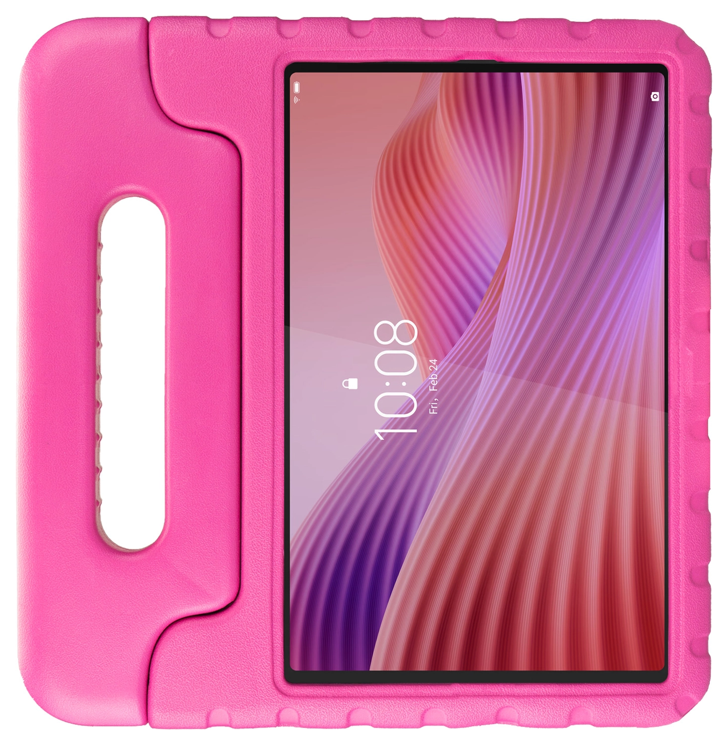 HappyCase Lenovo Tab M10 Gen 4 (2025) Kinder Tablethoes met Handvat Roze afbeelding 2