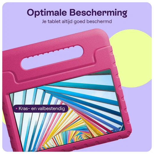 HappyCase Lenovo Tab M10 Gen 4 (2025) Kinder Tablethoes met Handvat Roze afbeelding 4