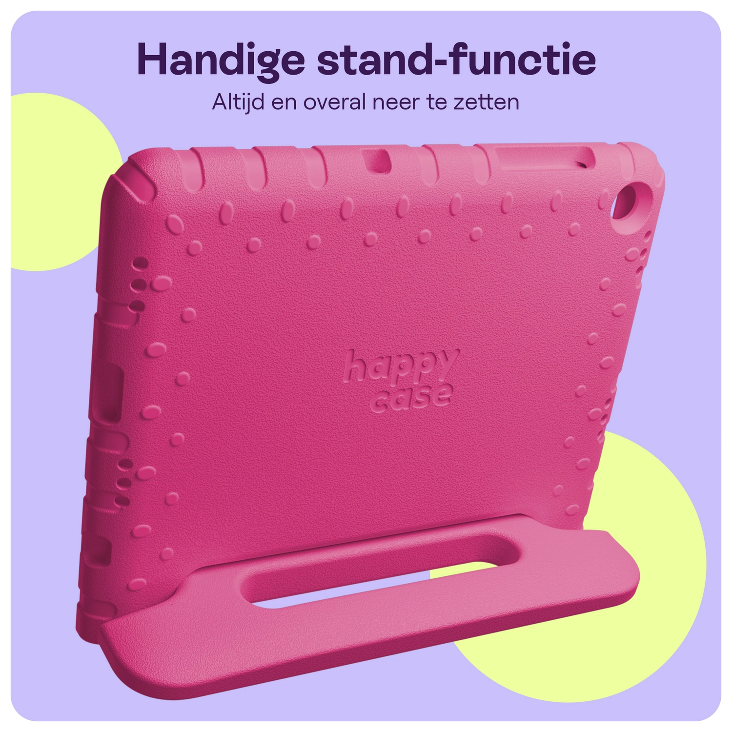 HappyCase Lenovo Tab M10 Gen 4 (2025) Kinder Tablethoes met Handvat Roze afbeelding 5
