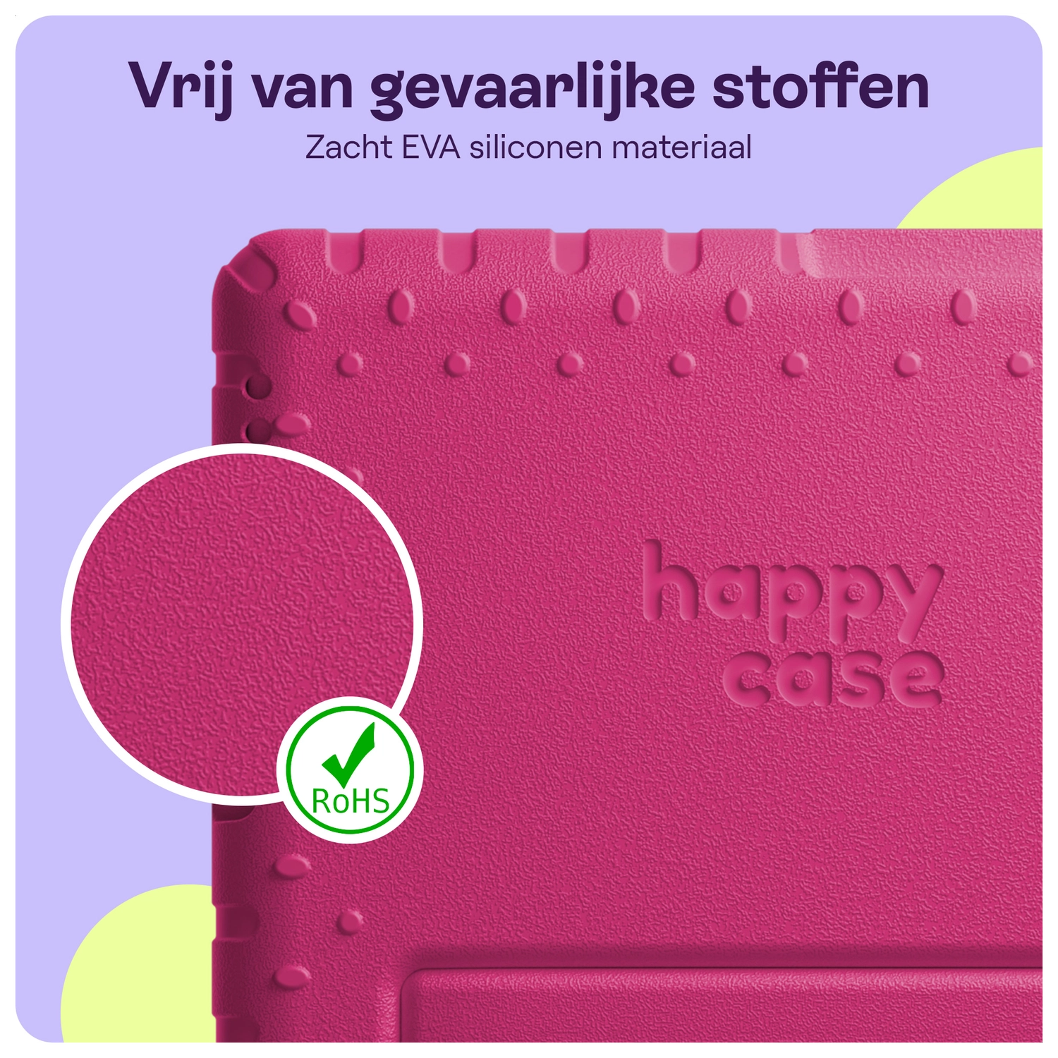 HappyCase Lenovo Tab M10 Gen 4 (2025) Kinder Tablethoes met Handvat Roze afbeelding 6
