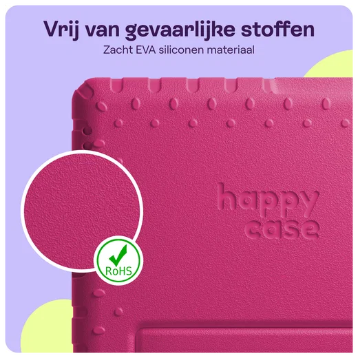 HappyCase Lenovo Tab M10 Gen 4 (2025) Kinder Tablethoes met Handvat Roze afbeelding 6