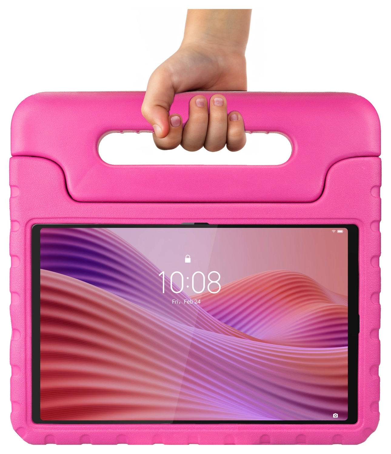 HappyCase Lenovo Tab M10 Gen 4 (2025) Kinder Tablethoes met Handvat Roze afbeelding 7