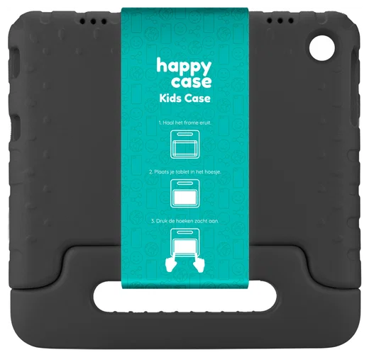 HappyCase Lenovo Tab M10 Gen 4 (2025) Kinder Tablethoes met Handvat Zwart afbeelding 12