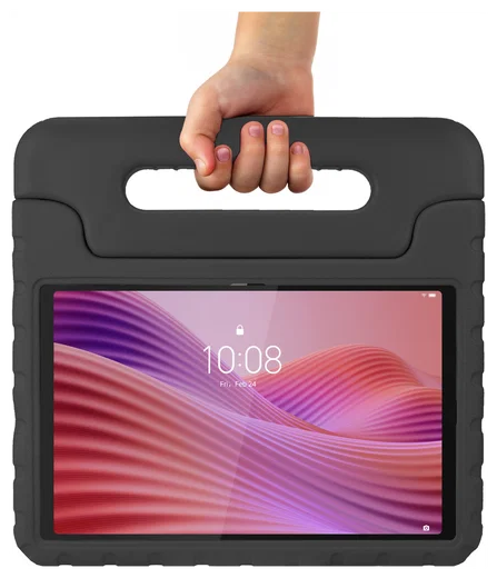 HappyCase Lenovo Tab M10 Gen 4 (2025) Kinder Tablethoes met Handvat Zwart afbeelding 9
