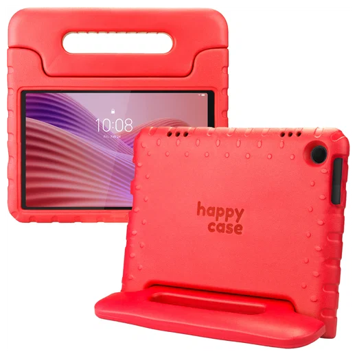 HappyCase Lenovo Tab M10 Gen 4 (2025) Kinder Tablethoes met Handvat Rood afbeelding 1