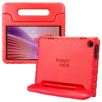 HappyCase Lenovo Tab M10 Gen 4 (2025) Kinder Tablethoes met Handvat Rood