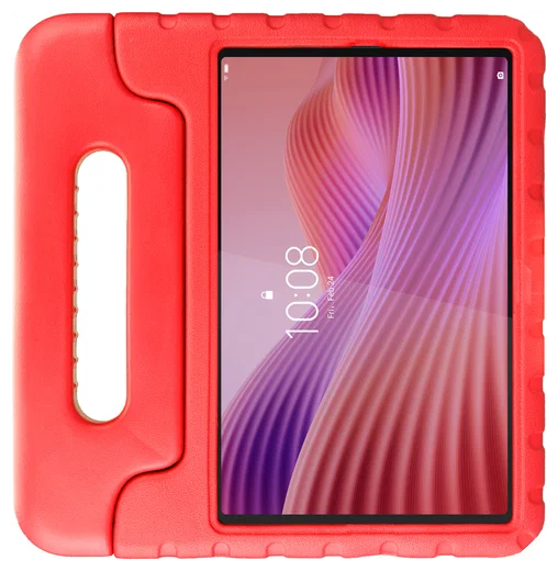 HappyCase Lenovo Tab M10 Gen 4 (2025) Kinder Tablethoes met Handvat Rood afbeelding 2