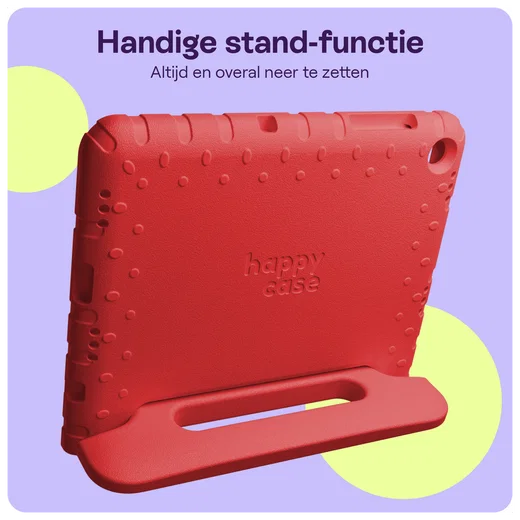 HappyCase Lenovo Tab M10 Gen 4 (2025) Kinder Tablethoes met Handvat Rood afbeelding 4