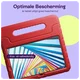 HappyCase Lenovo Tab M10 Gen 4 (2025) Kinder Tablethoes met Handvat Rood afbeelding 5