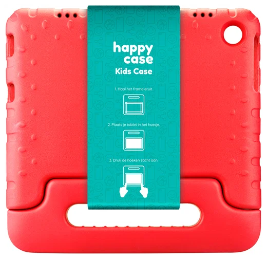 HappyCase Lenovo Tab M10 Gen 4 (2025) Kinder Tablethoes met Handvat Rood afbeelding 8
