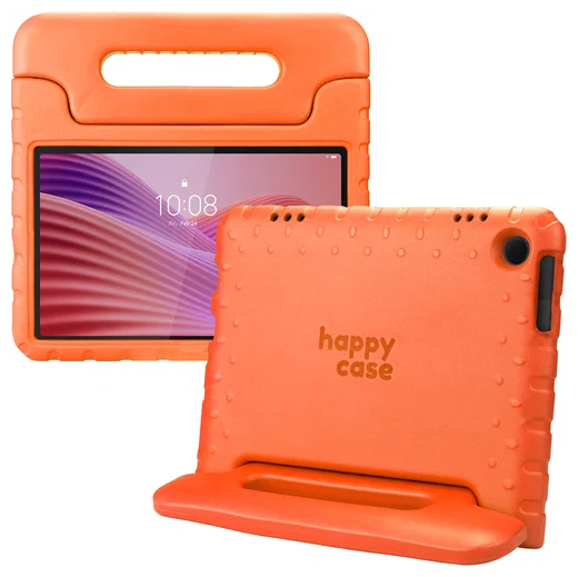 HappyCase Lenovo Tab M10 Gen 4 (2025) Kinder Tablethoes met Handvat Oranje afbeelding 1