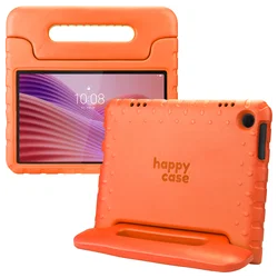 HappyCase Lenovo Tab M10 Gen 4 (2025) Kinder Tablethoes met Handvat Oranje afbeelding