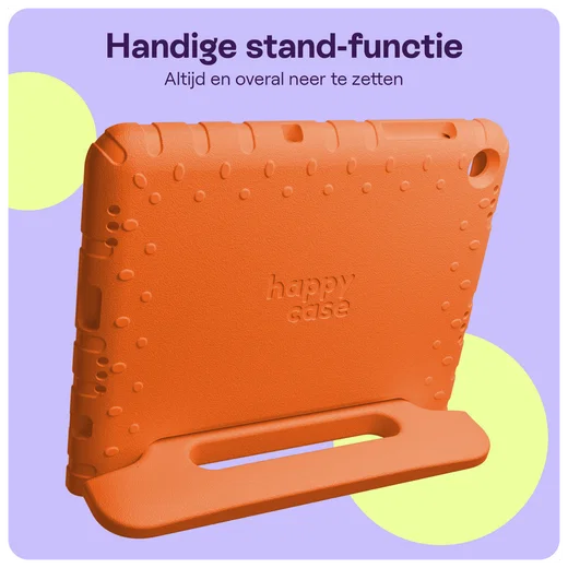 HappyCase Lenovo Tab M10 Gen 4 (2025) Kinder Tablethoes met Handvat Oranje afbeelding 4