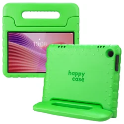 HappyCase Lenovo Tab M10 Gen 4 (2025) Kinder Tablethoes met Handvat Groen afbeelding