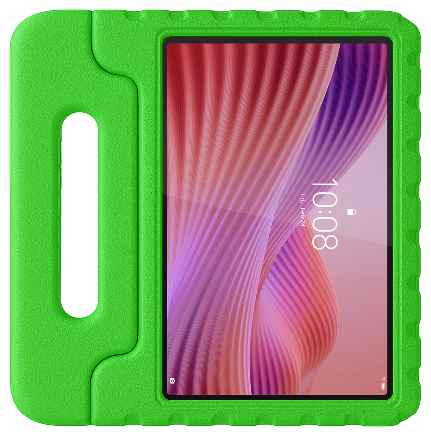 HappyCase Lenovo Tab M10 Gen 4 (2025) Kinder Tablethoes met Handvat Groen afbeelding 7