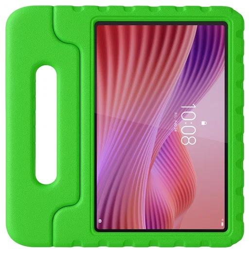 HappyCase Lenovo Tab M10 Gen 4 (2025) Kinder Tablethoes met Handvat Groen afbeelding 7