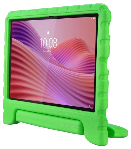 HappyCase Lenovo Tab M10 Gen 4 (2025) Kinder Tablethoes met Handvat Groen afbeelding 9