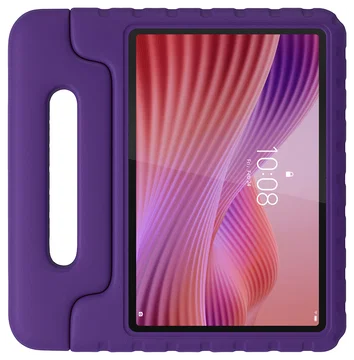 HappyCase Lenovo Tab M10 Gen 4 (2025) Kinder Tablethoes met Handvat Paars