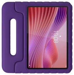 HappyCase Lenovo Tab M10 Gen 4 (2025) Kinder Tablethoes met Handvat Paars afbeelding