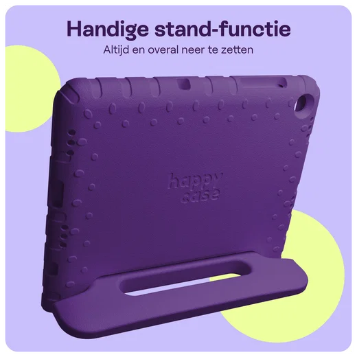 HappyCase Lenovo Tab M10 Gen 4 (2025) Kinder Tablethoes met Handvat Paars afbeelding 4