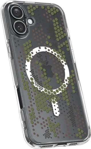 Spigen Ultra Hybrid MagFit Apple iPhone 16 Plus Hoesje MagSafe Digital Camo afbeelding 7