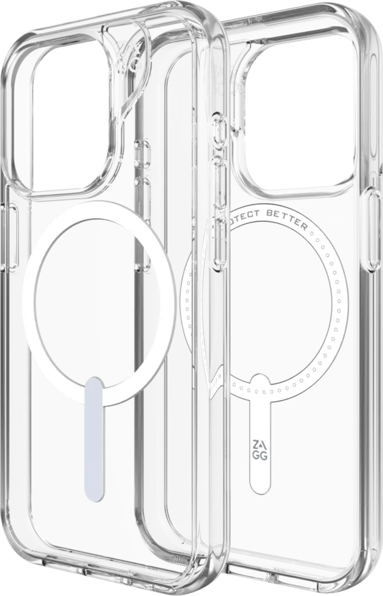 ZAGG Crystal Palace Snap iPhone 15 Pro Hoesje MagSafe Back Cover Transparant afbeelding 11