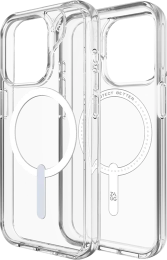 ZAGG Crystal Palace Snap iPhone 15 Pro Hoesje MagSafe Back Cover Transparant afbeelding 11