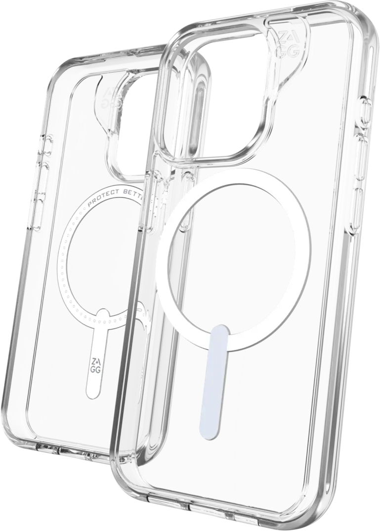 ZAGG Crystal Palace Snap iPhone 15 Pro Hoesje MagSafe Back Cover Transparant afbeelding 2