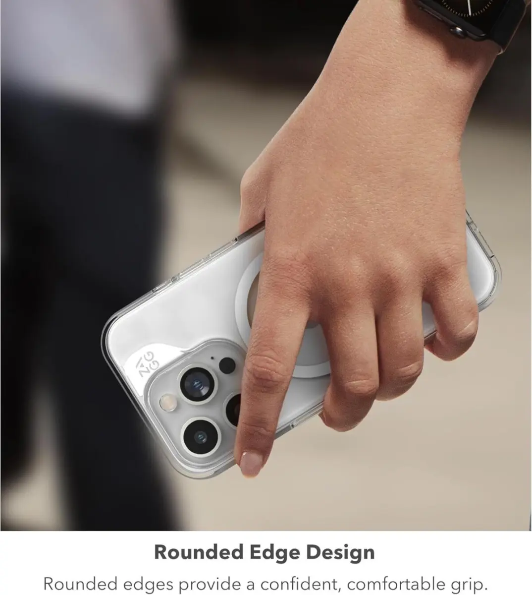 ZAGG Crystal Palace Snap iPhone 15 Pro Hoesje MagSafe Back Cover Transparant afbeelding 8