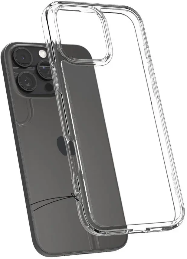 Spigen Crystal Hybrid Apple iPhone 16 Pro Hoesje Back Cover Transparant afbeelding 2