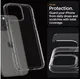 Spigen Crystal Hybrid Apple iPhone 16 Pro Hoesje Back Cover Transparant afbeelding 4