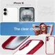 Spigen Ultra Hybrid Apple iPhone 16 Hoesje Back Cover Transparant Rood afbeelding 3