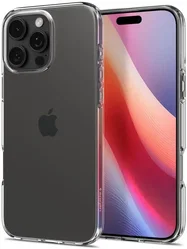 Spigen Crystal Flex Apple iPhone 16 Pro Max Hoesje Back Cover Transparant afbeelding