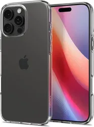 Spigen Crystal Flex Apple iPhone 16 Pro Hoesje Back Cover Transparant afbeelding