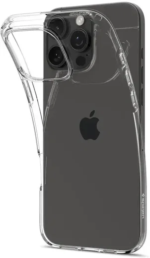 Spigen Crystal Flex Apple iPhone 16 Pro Hoesje Back Cover Transparant afbeelding 2