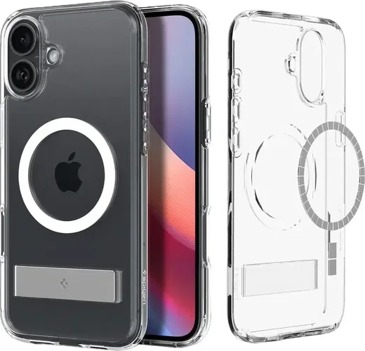 Spigen Slim Armor Essential S iPhone 16 Plus Hoesje MagSafe Transparant afbeelding 1
