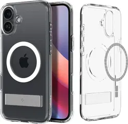 Spigen Slim Armor Essential S iPhone 16 Plus Hoesje MagSafe Transparant afbeelding