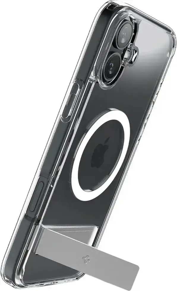 Spigen Slim Armor Essential S iPhone 16 Plus Hoesje MagSafe Transparant afbeelding 2