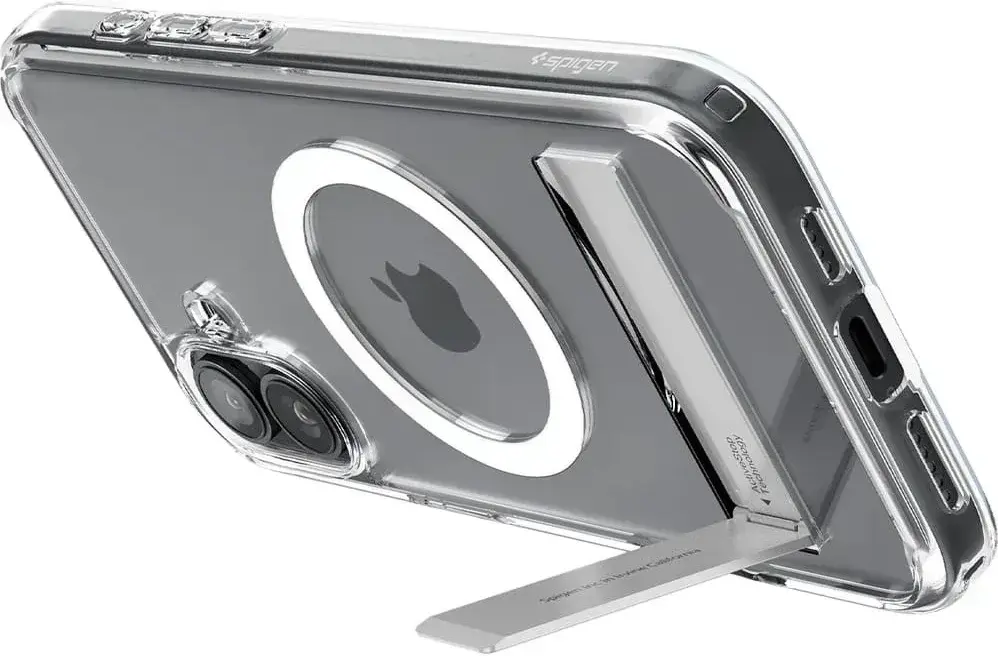 Spigen Slim Armor Essential S iPhone 16 Plus Hoesje MagSafe Transparant afbeelding 4