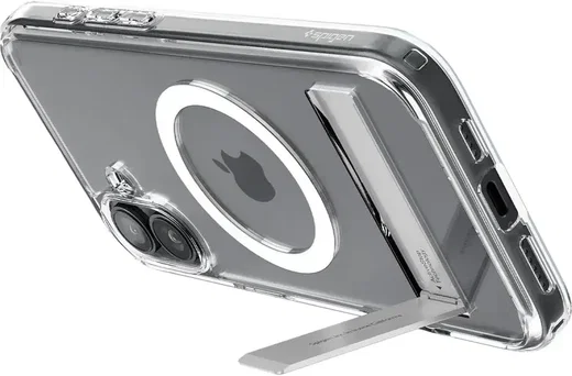 Spigen Slim Armor Essential S iPhone 16 Plus Hoesje MagSafe Transparant afbeelding 4