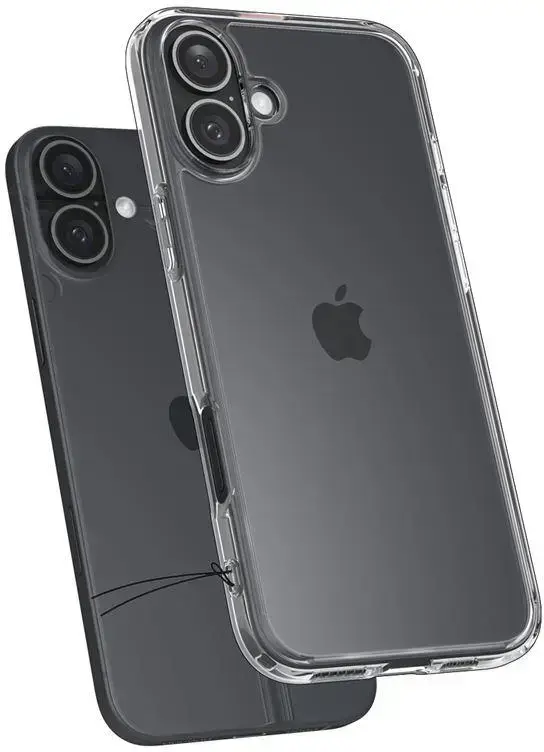 Spigen Crystal Hybrid Apple iPhone 16 Plus Hoesje Back Cover Transparant afbeelding 2