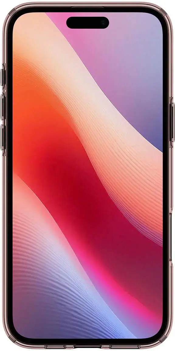 Spigen Crystal Flex Apple iPhone 16 Plus Hoesje Back Cover Transparant Roze afbeelding 4