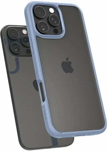 Spigen Crystal Hybrid Apple iPhone 16 Pro Max Hoesje Back Cover Blauw afbeelding 2