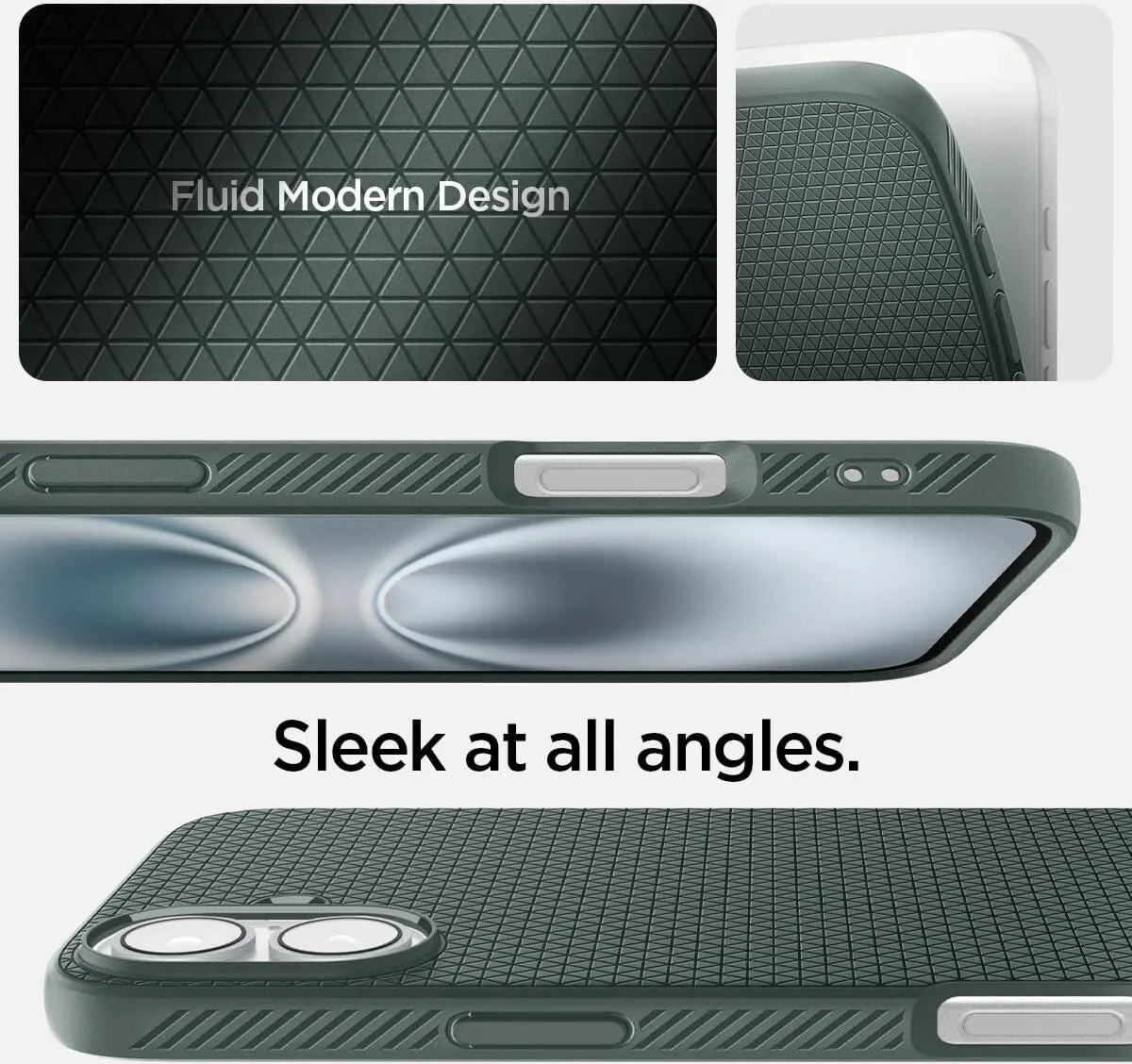Spigen Liquid Air Apple iPhone 16 Plus Hoesje Back Cover Groen afbeelding 4