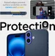 Spigen Liquid Air Apple iPhone 16 Plus Hoesje Back Cover Blauw afbeelding 3